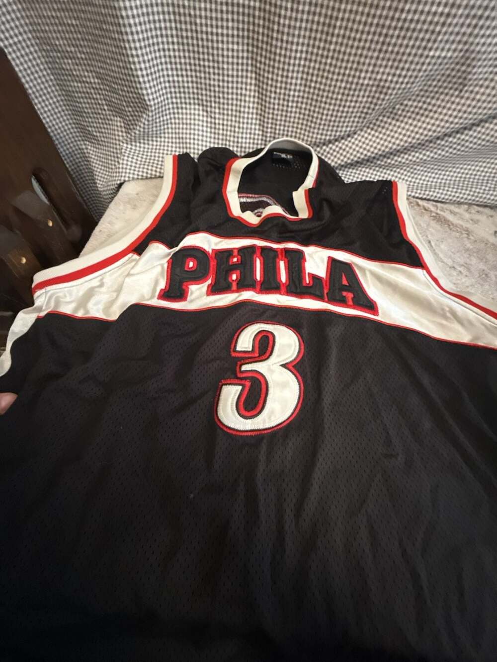 Delf Sports Phila  Black Basketball Jersey 3 XL